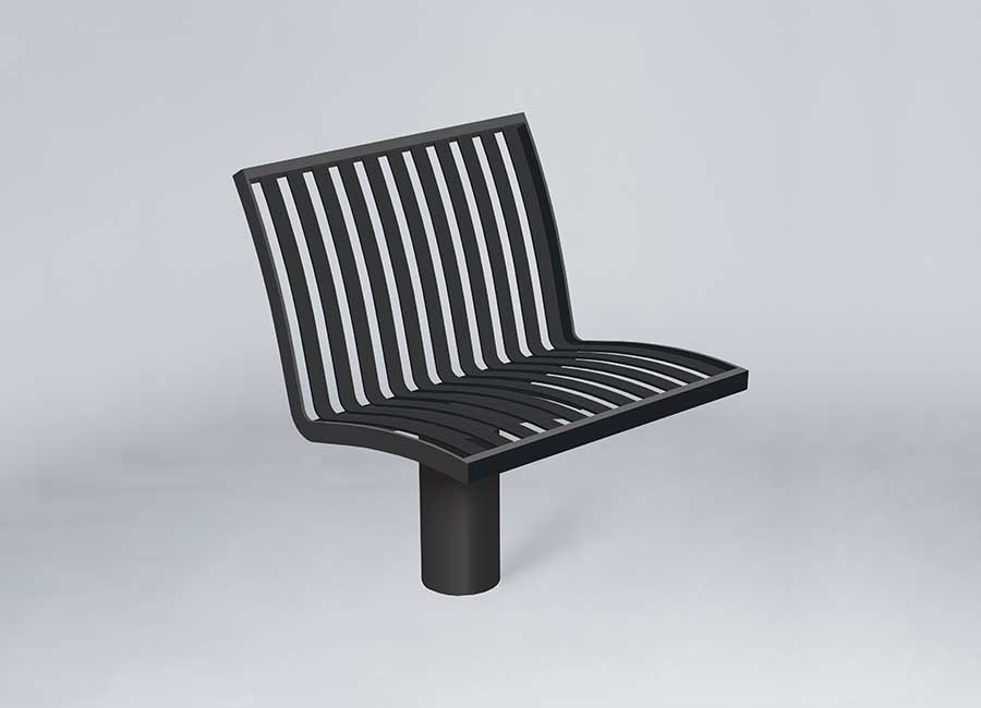 Chaise DENVER conçu et fabriqué par Aréa mobilier urbain