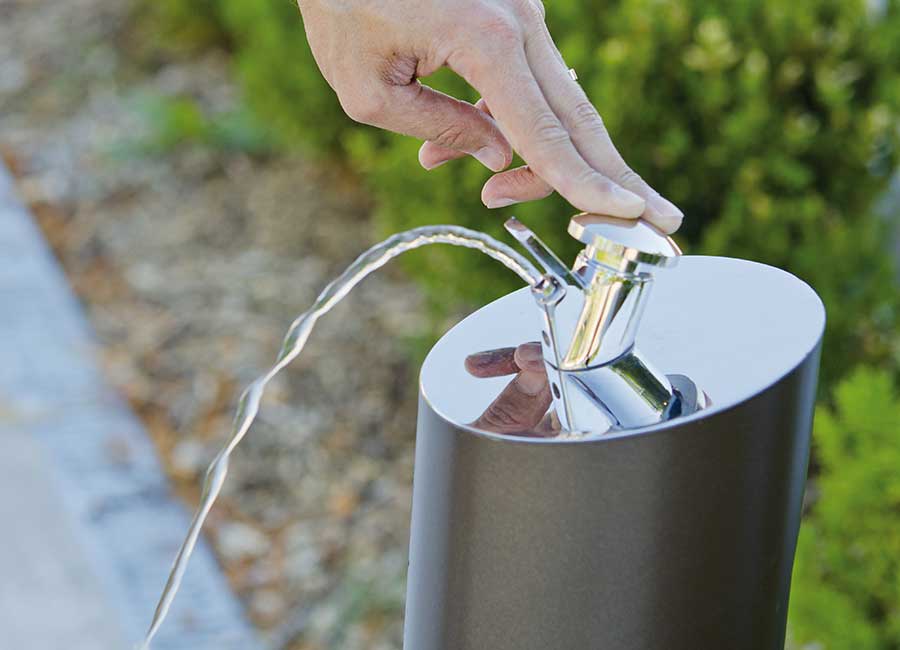 Fontaine ARPEGE conçu et fabriqué par Aréa mobilier urbain