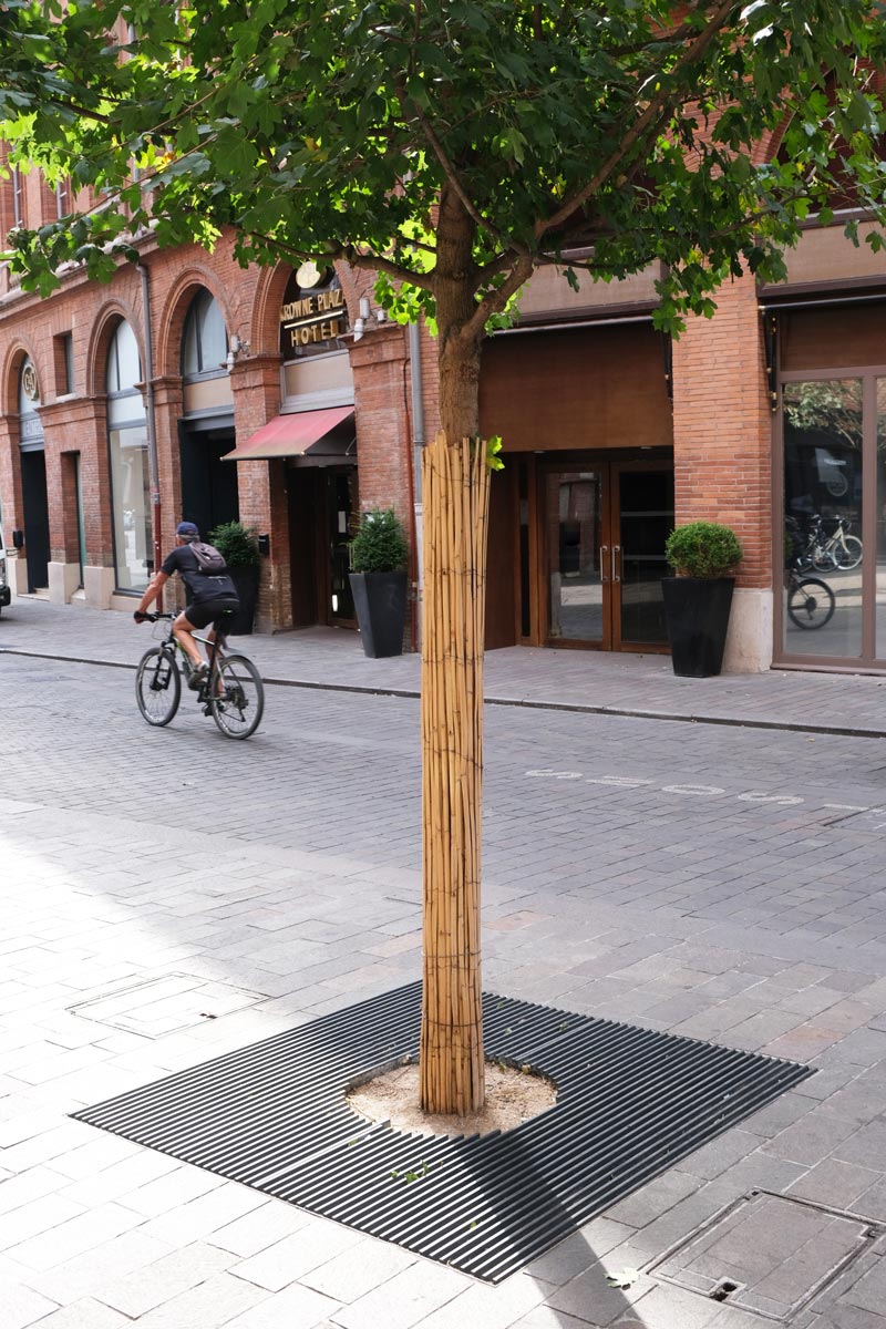 Grille d'arbre BOSTON conçu et fabriqué par Aréa mobilier urbain