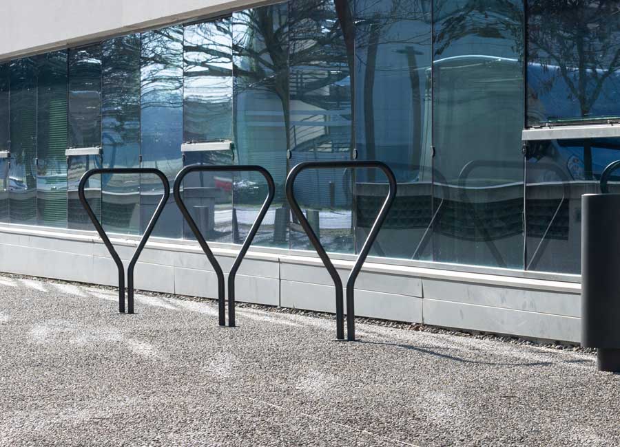 Appui vélos ZENITH conçu et fabriqué par Aréa mobilier urbain