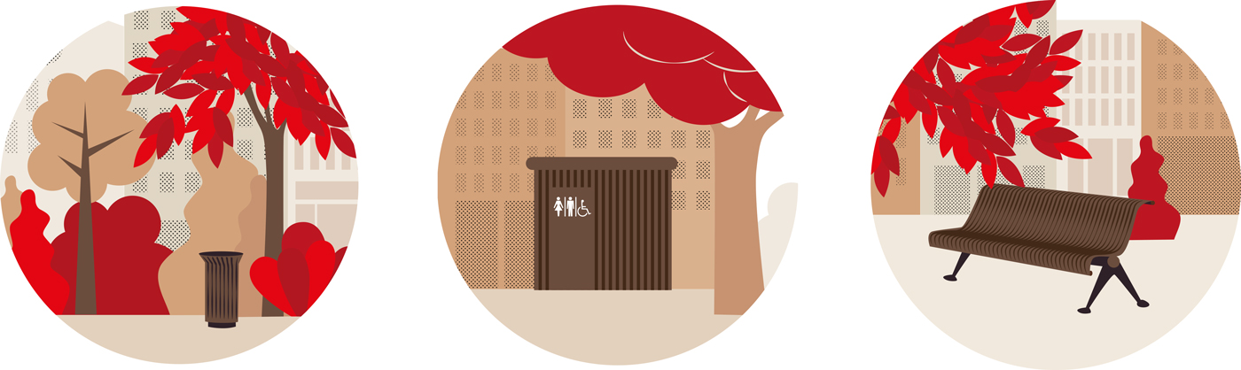 illustration, aréa mobilier urbain, les besoins exprimés