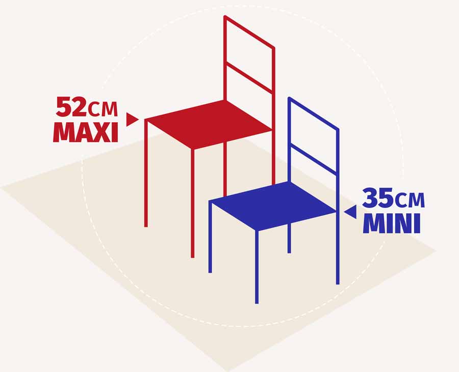 illustration aréa, mobilier urbain hauteurs d'assises