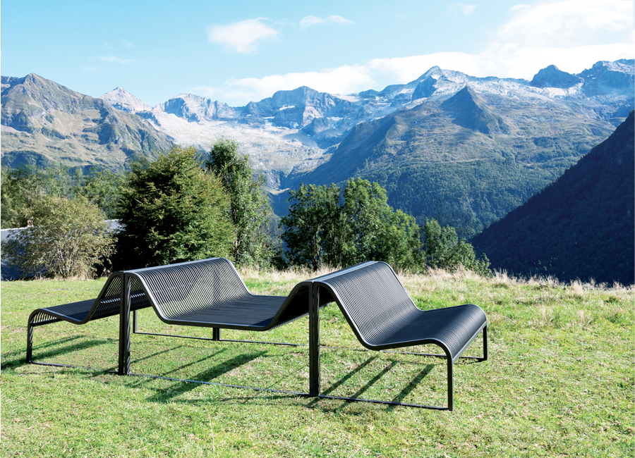 Gamme Cannes conçue et fabriquée par aréa mobilier urbain.